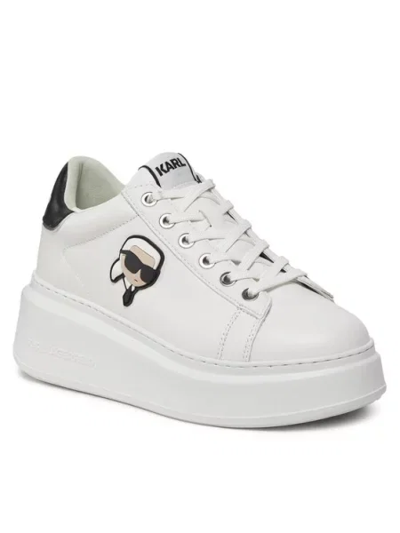 Laisvalaikio batai KARL LAGERFELD White Lthr balta