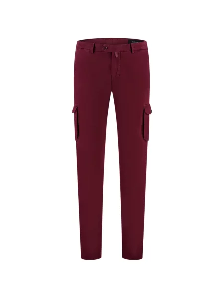 Spodnie cargo Kiton czerwone