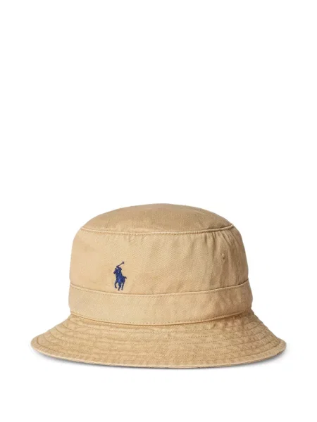 Tricou polo Polo Ralph Lauren cu glugă cu blană cu broderie roșu