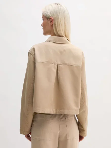 Рубашка Marc O'polo из лиоцела бежевая