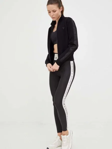 Bluza rozpinana z aplikacją z logo model ‘NEW ALLIE’ Guess czarna