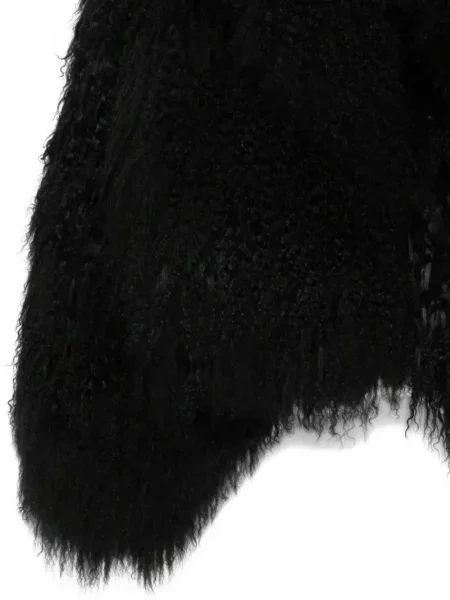 Palton de blană Blancha negru