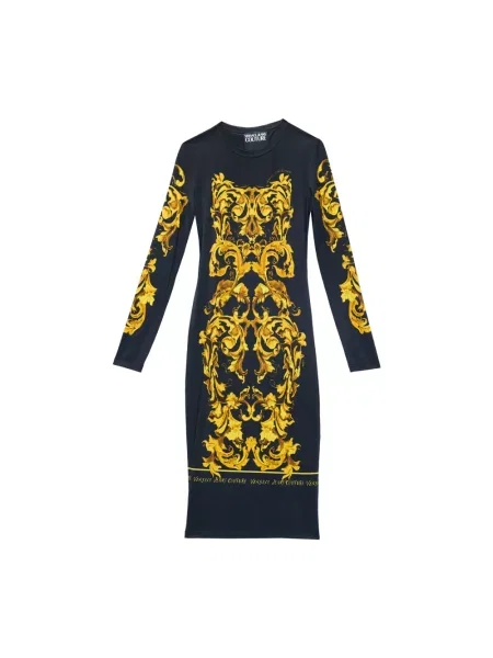 Sukienka jeansowa Versace Jeans Couture czarna