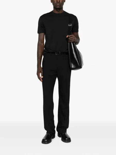 Tricou Tom Ford cu decolteu rotund negru