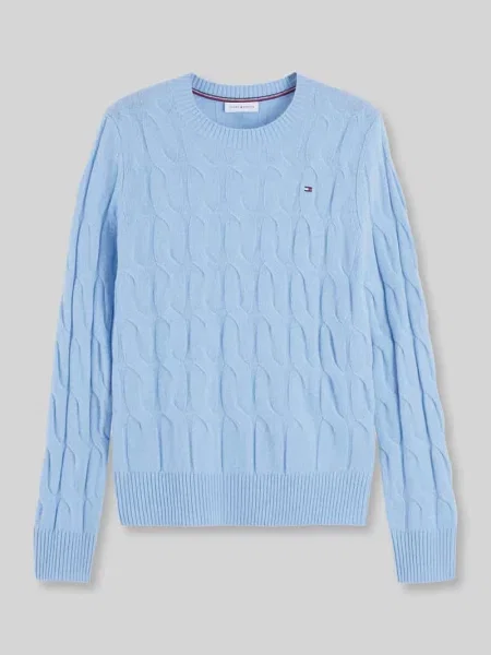 Sweter w kroju regular fit z czystej wełny Tommy Hilfiger