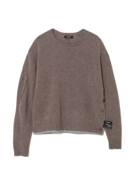 Pulover Undercover în carouri maro