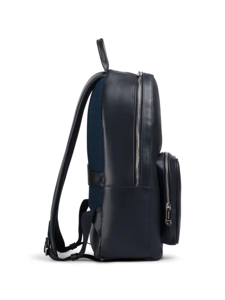 Rucsac Doucal's din piele albastru