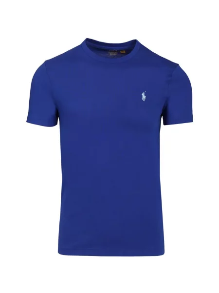 Tricou polo Polo Ralph Lauren cu broderie albastru