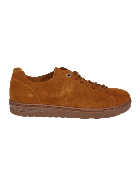 Sneakersy Birkenstock skórzane brązowe