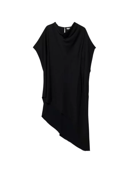 Mała sukienka mini Simkhai asymetryczna garniturowa czarna