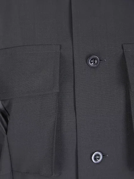 Rochie mini Sacai de lână de costum mini gri