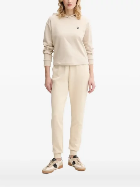 Hanorac cu glugă Armani Exchange cu autograf cu cordon