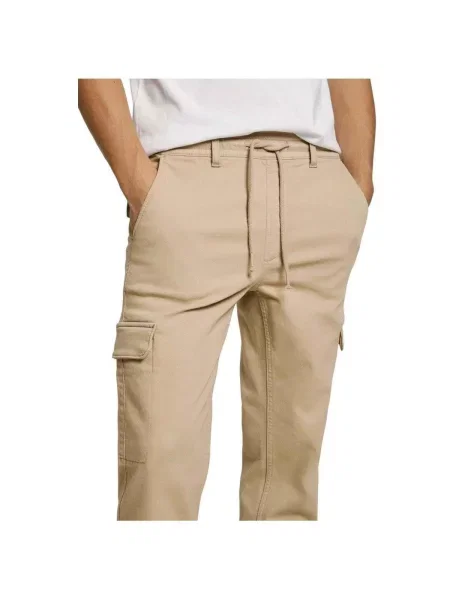 Kalhoty Pepe Jeans béžové