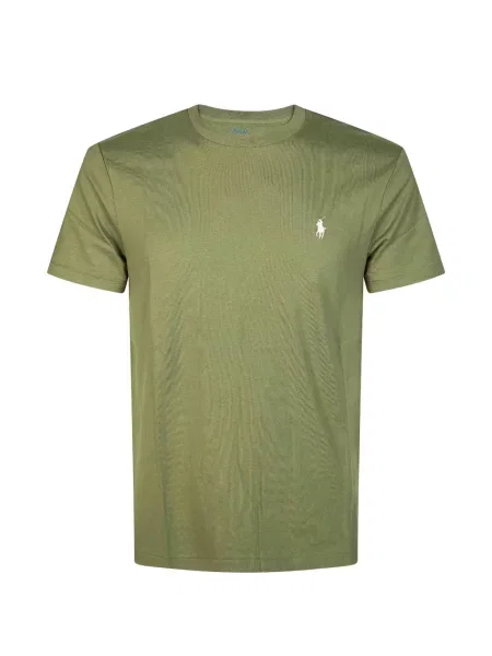 Πλεκτή κορδόνι περίσφιξης μπλούζα Polo Ralph Lauren με κέντημα πράσινο