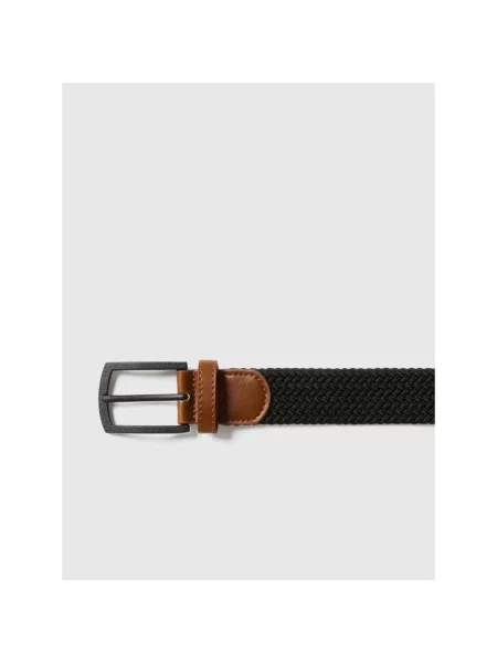 Pasek North Sails pleciony z logo zielony