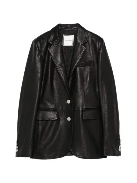 Geanta de piele Tagliatore negru