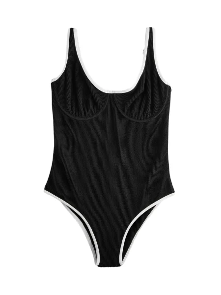 Next Costum de baie întreg negru