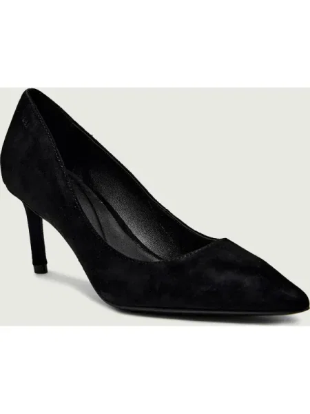 Pantofi cu toc Boss din piele negru