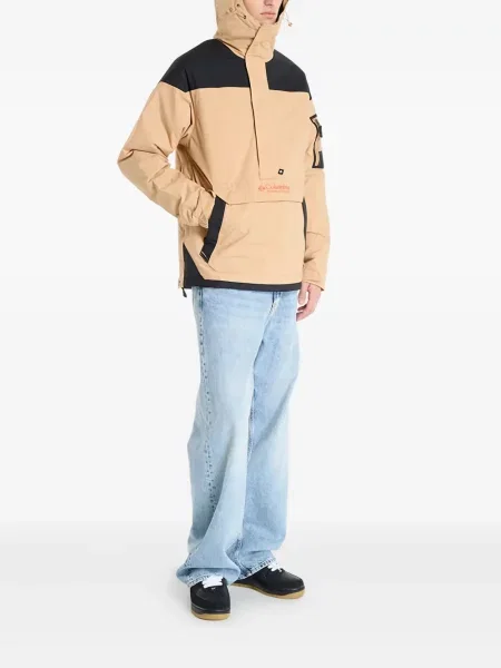 Pulover Columbia cu glugă maro