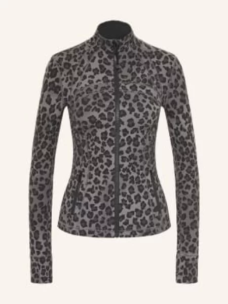 Lululemon Jóga Bunda Define Nulu™ šedá / tmavě šedá černá