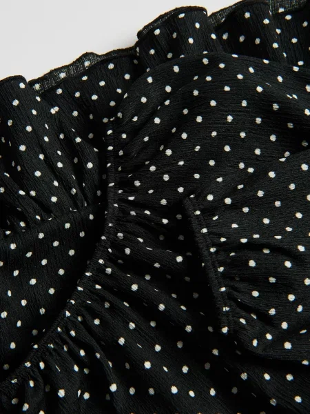 Reserved Сукня в горошок чорний