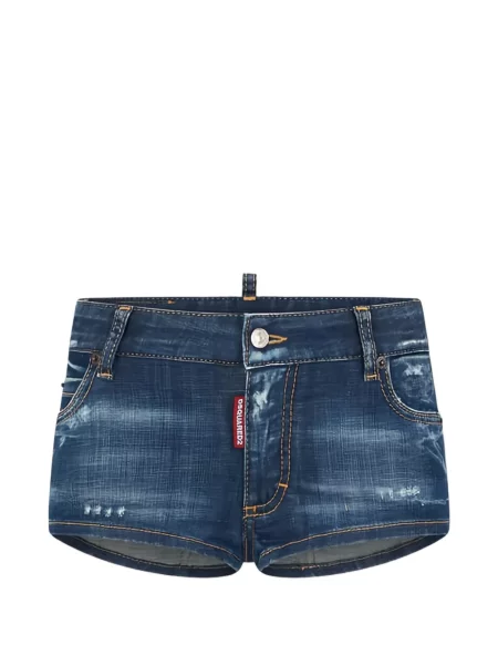 Pantaloni scurți din denim Dsquared2 albastru
