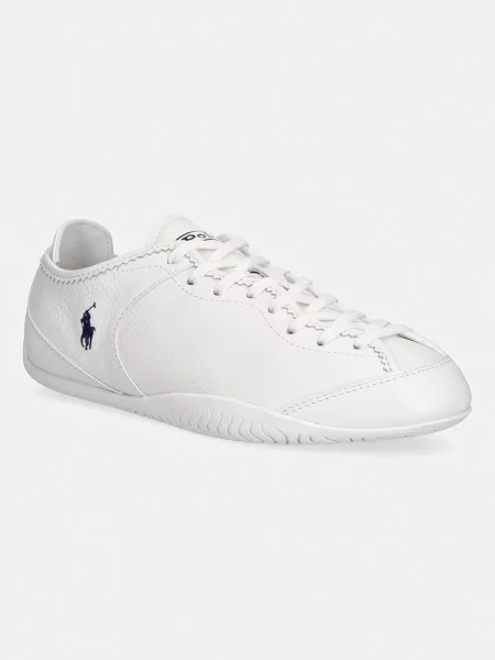 Pantofi Polo Ralph Lauren din piele alb