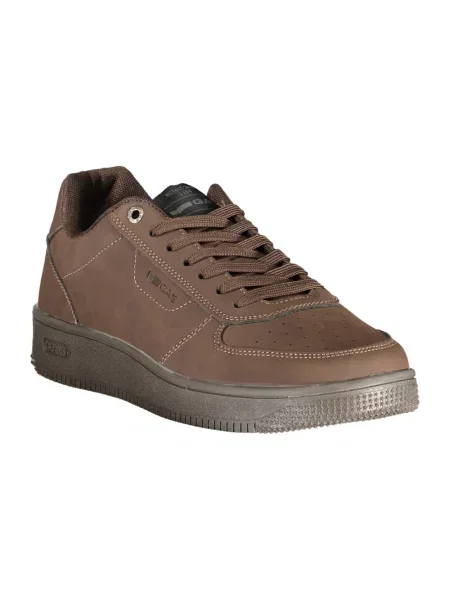 Sneakersy Gas skórzane brązowe