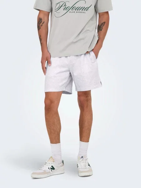 Only & Sons Pantaloni ONSDAVID deschis gri