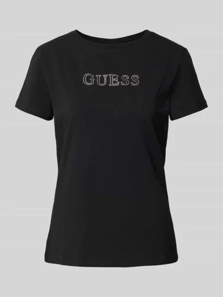 T-shirt GUESS Briana Ss T-Shirt Jet Black S czarna