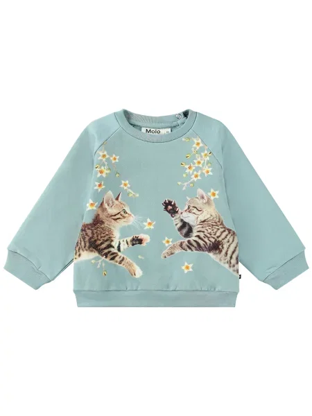 Дитячий Світшот Molo бірюзовий