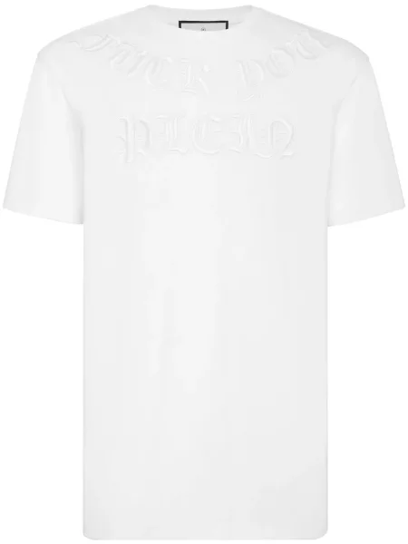 Tricou Philipp Plein alb
