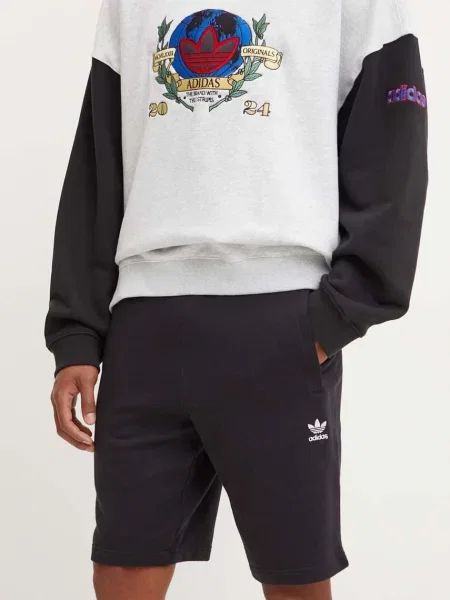Pantaloni scurți Adidas Originals negru