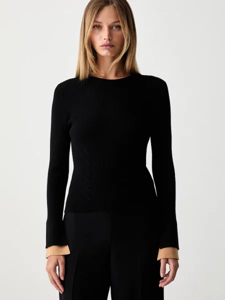 Twinset pulover pentru femei negru