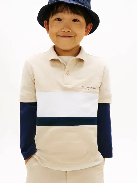Polo majica Tommy Hilfiger bež