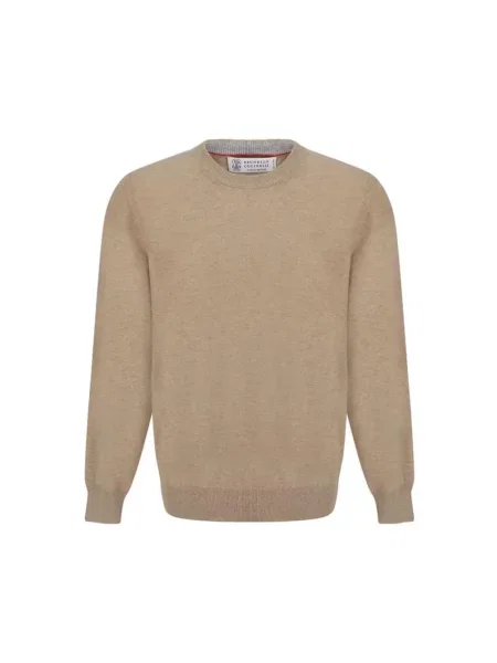 Sweter Brunello Cucinelli beżowy