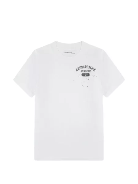 Dětské sportovní tričko Abercrombie Fitch bílé