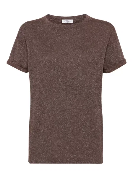 Tricou Brunello Cucinelli maro