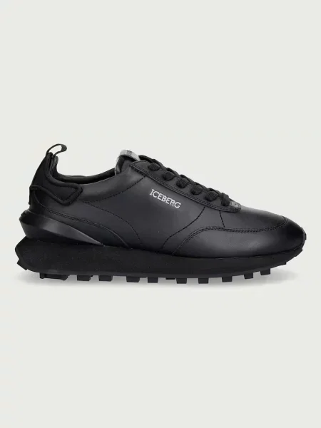Iceberg Hyper sneakers pentru bărbați din piele negru