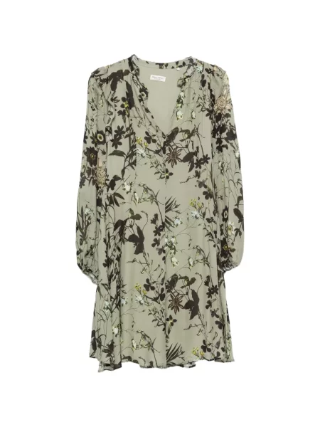Rochie mini Marc O'polo cu model floral cu imagine verde
