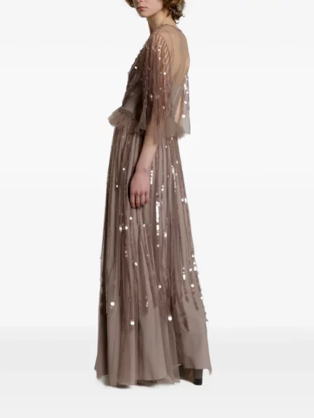 Rochie maxi Alberta Ferretti cu paiete