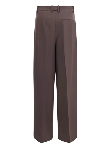 Pantaloni P.a.r.o.s.h. cu talie înaltă plisate maro