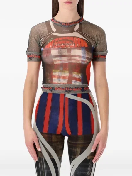 Krótka koszulka Ottolinger szara