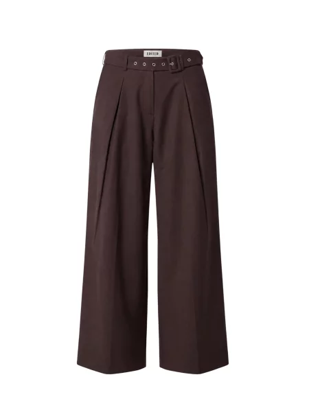 EDITED Pantaloni Duana / închis maro