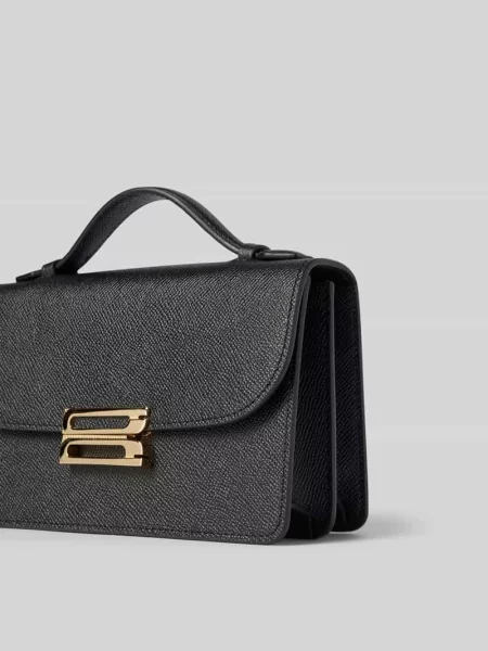 Torebka z detalem z logo Victoria Beckham czarna
