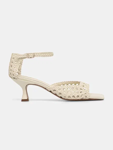 Souliers Martinez босоніжки на низькому підборі шкіряні VERONICA