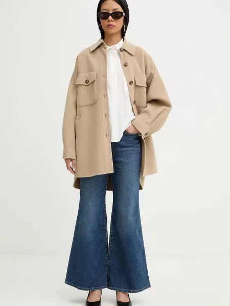 Куртка-сорочка з додаванням вовни Weekend Max Mara LASER