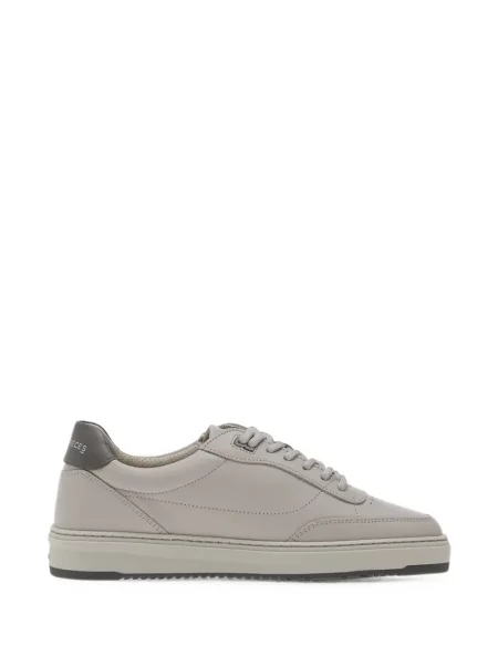 Sneakerși Filling Pieces cu șireturi din dantelă gri