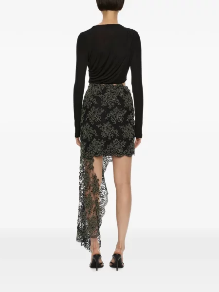 Rochie Christopher Esber din dantelă negru
