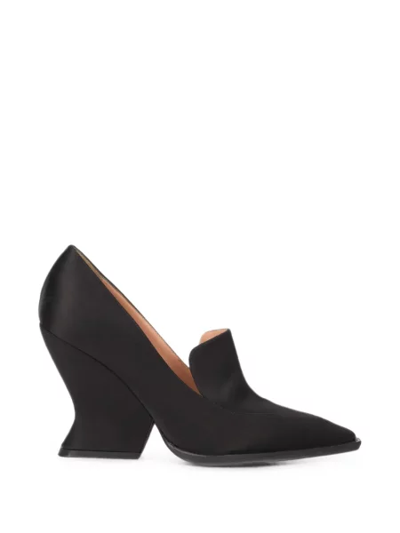 Pantofi cu toc Alberta Ferretti cu imprimeu geometric negru
